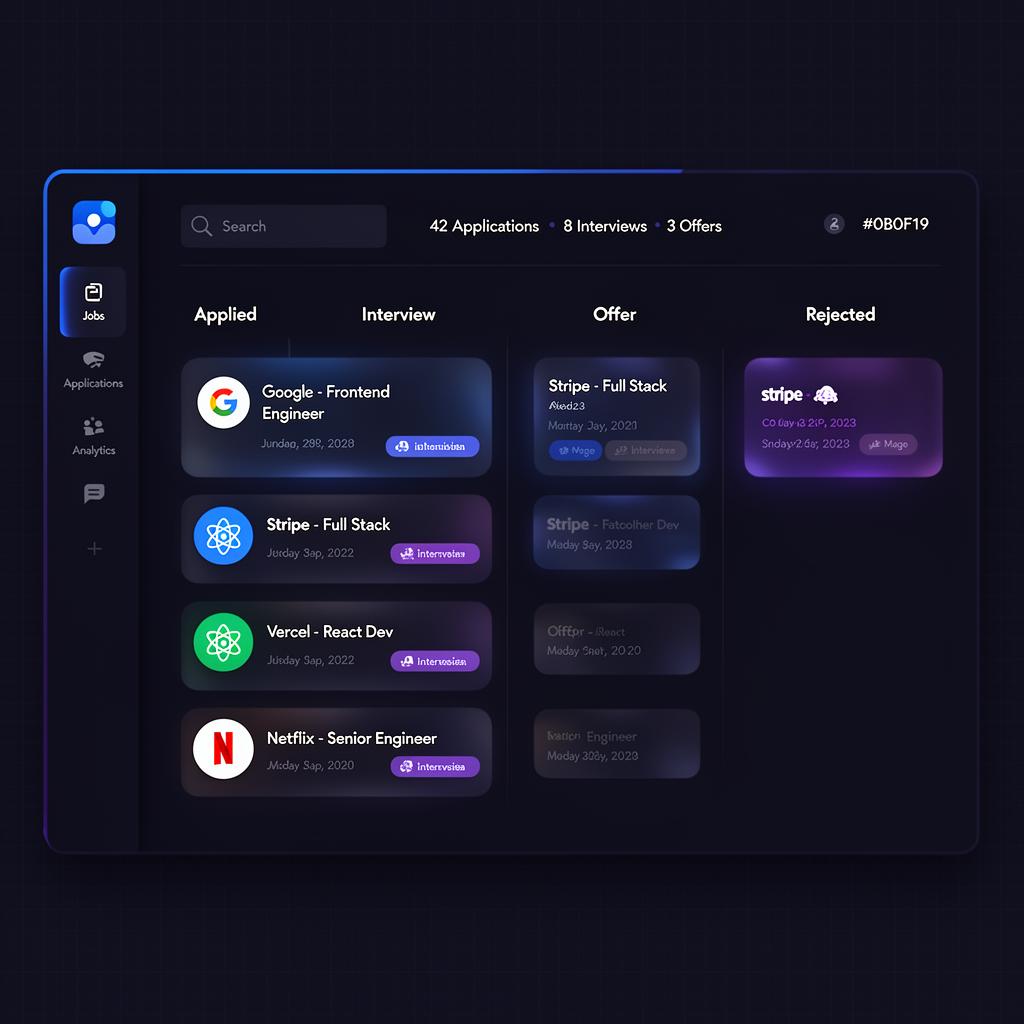 Job Application Tracker screenshot